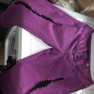 Purple Skinny Jeans